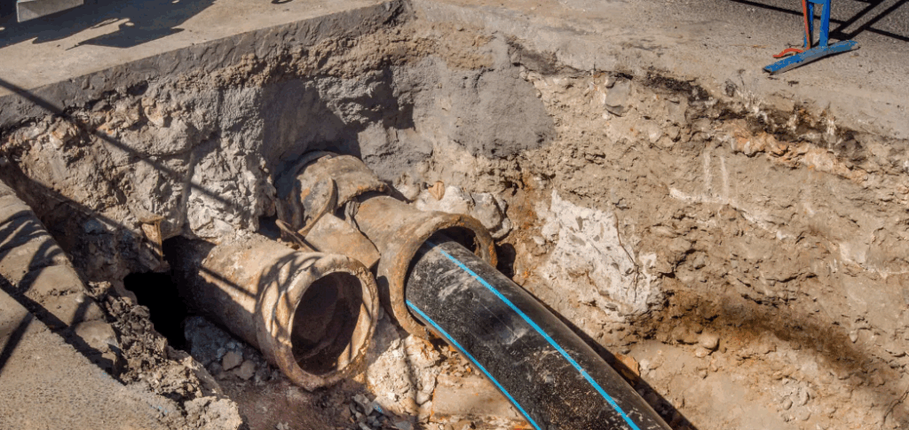 can sewer line be repair without digging