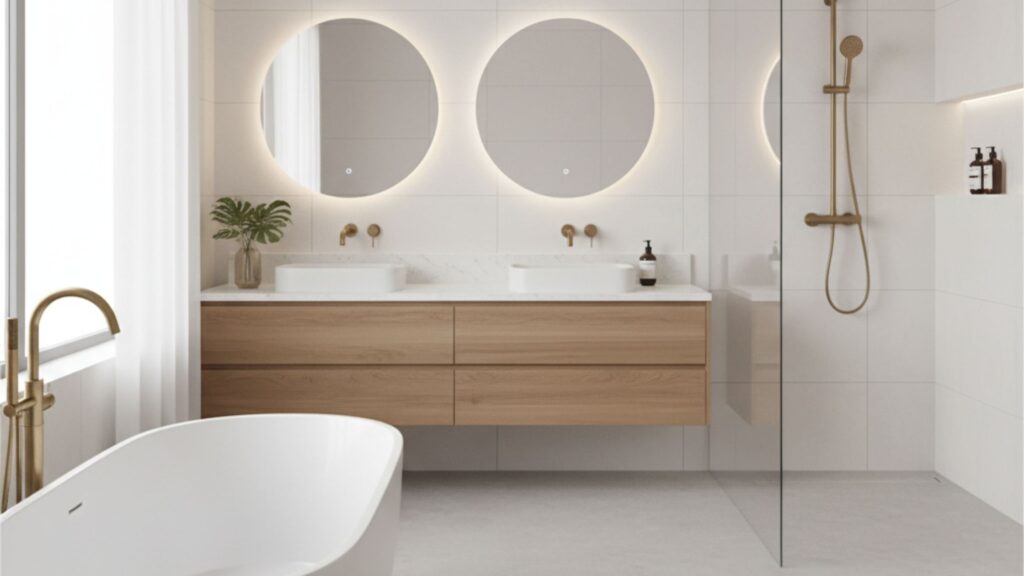 How long does a bathroom remodel take​