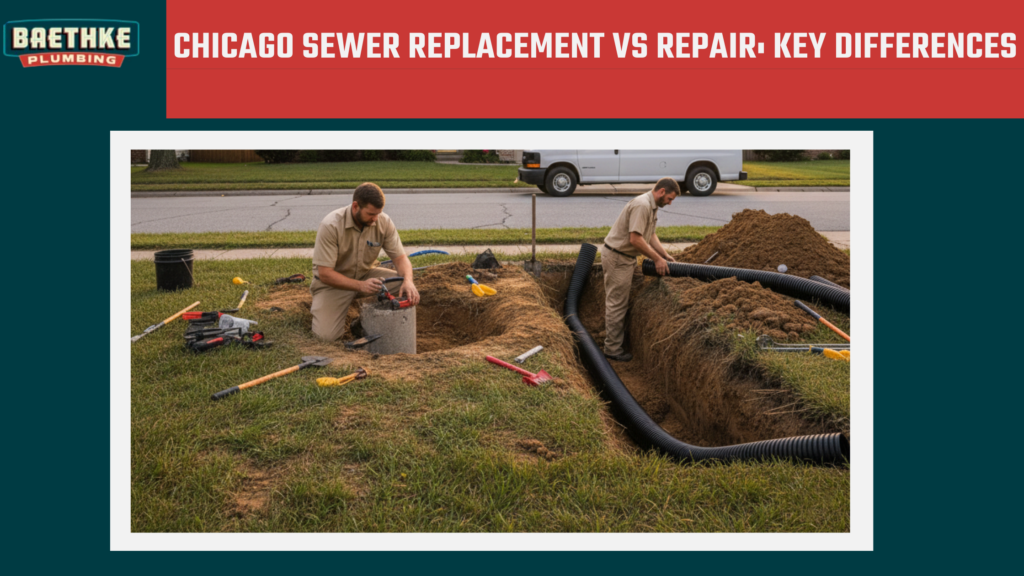 Chicago Sewer Replacement vs Repair Key Differences