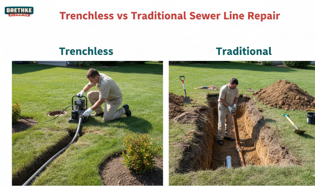 Trenchless vs Traditional Sewer Line Repair – Which Is Best in Chicago?