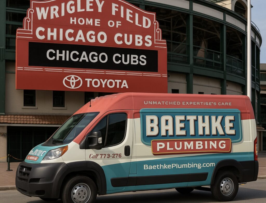 Baethke Plumbing truck in Chicago