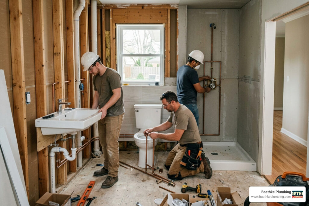 average cost to add bathroom